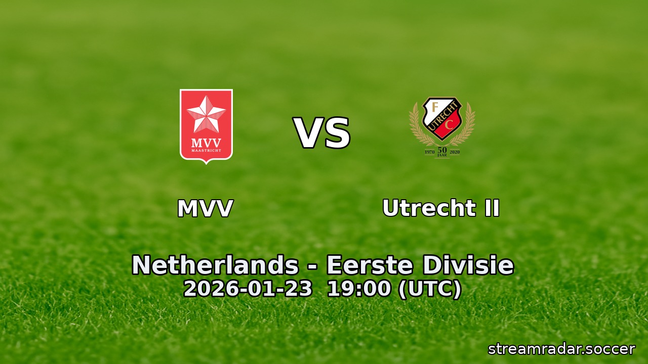 MVV vs Utrecht II