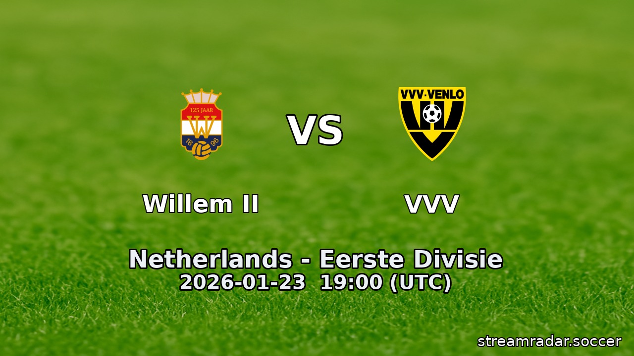 Willem II vs VVV