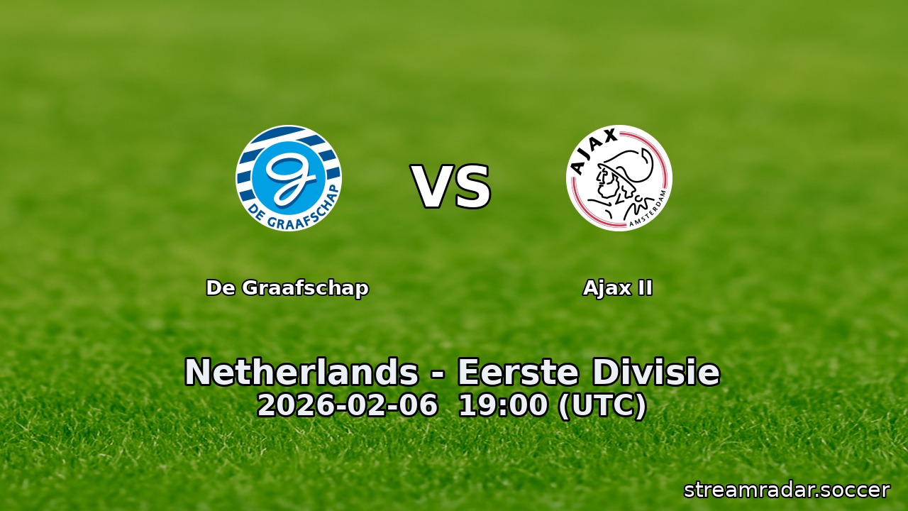 De Graafschap vs Ajax II