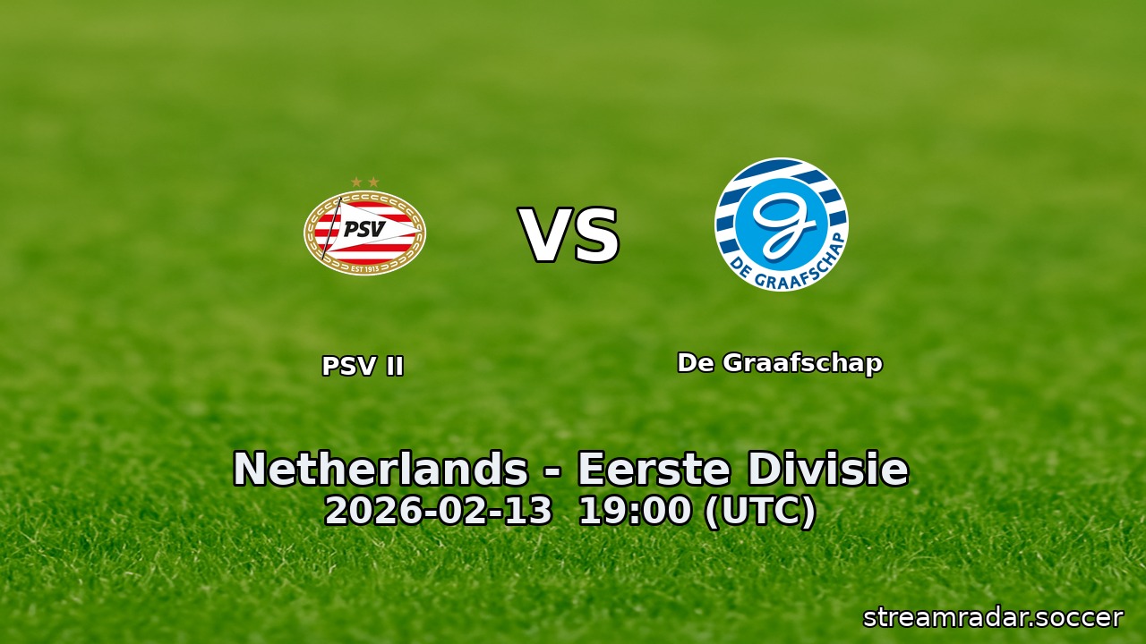 PSV II vs De Graafschap