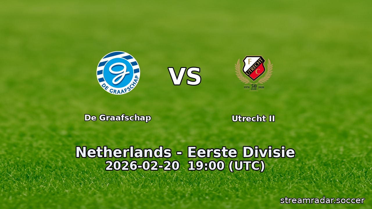 De Graafschap vs Utrecht II