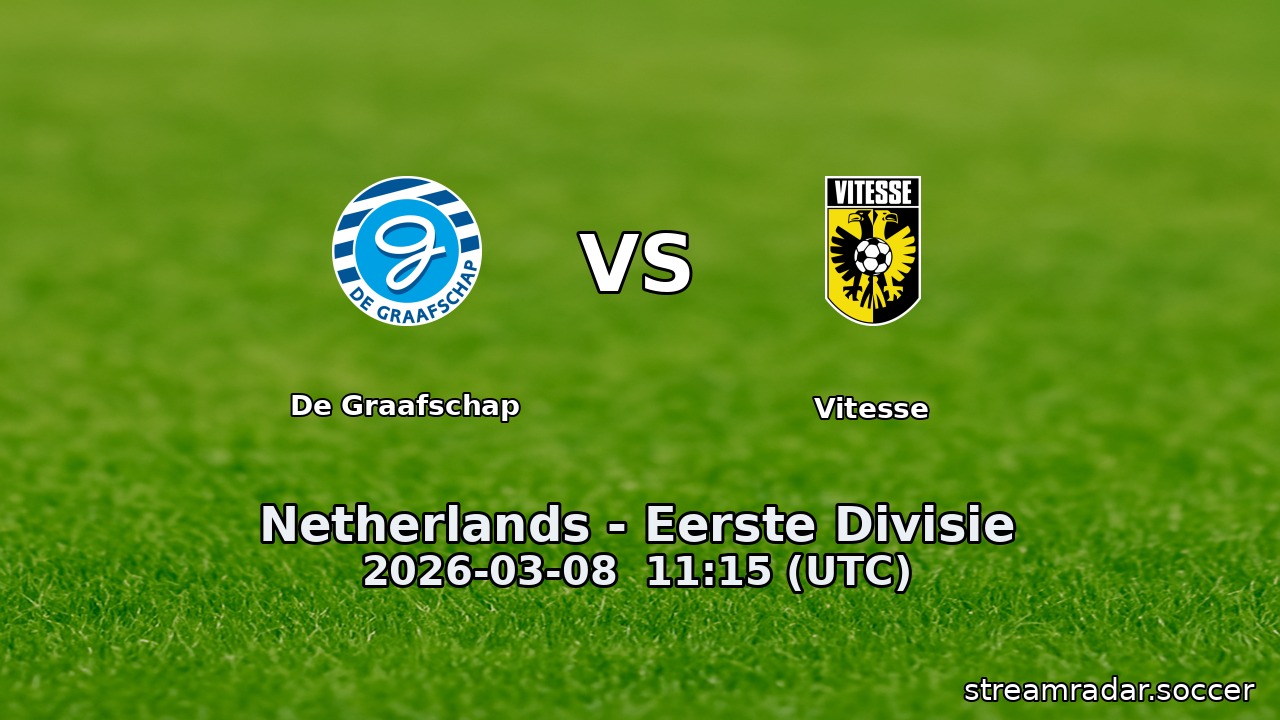 De Graafschap vs Vitesse