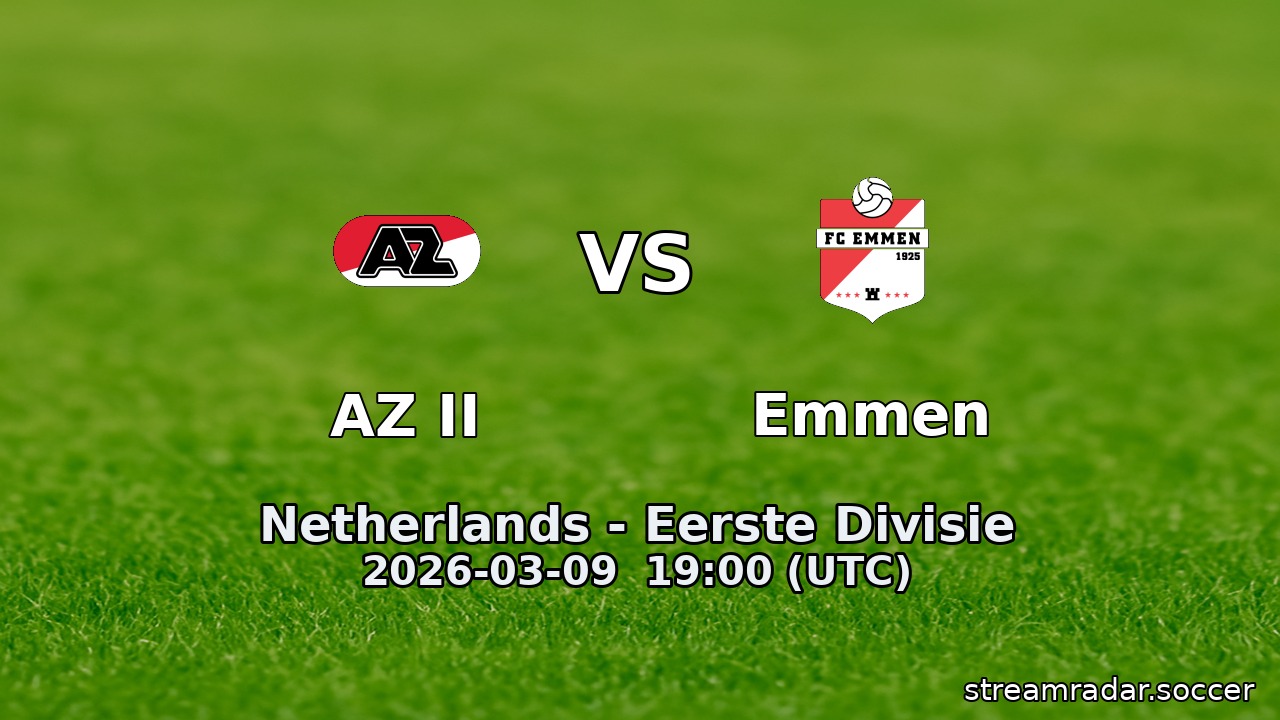 AZ II vs Emmen