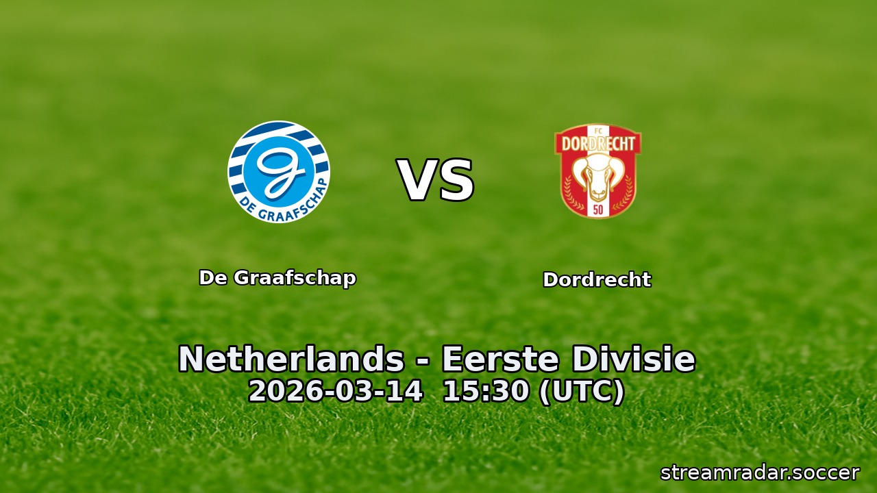De Graafschap vs Dordrecht