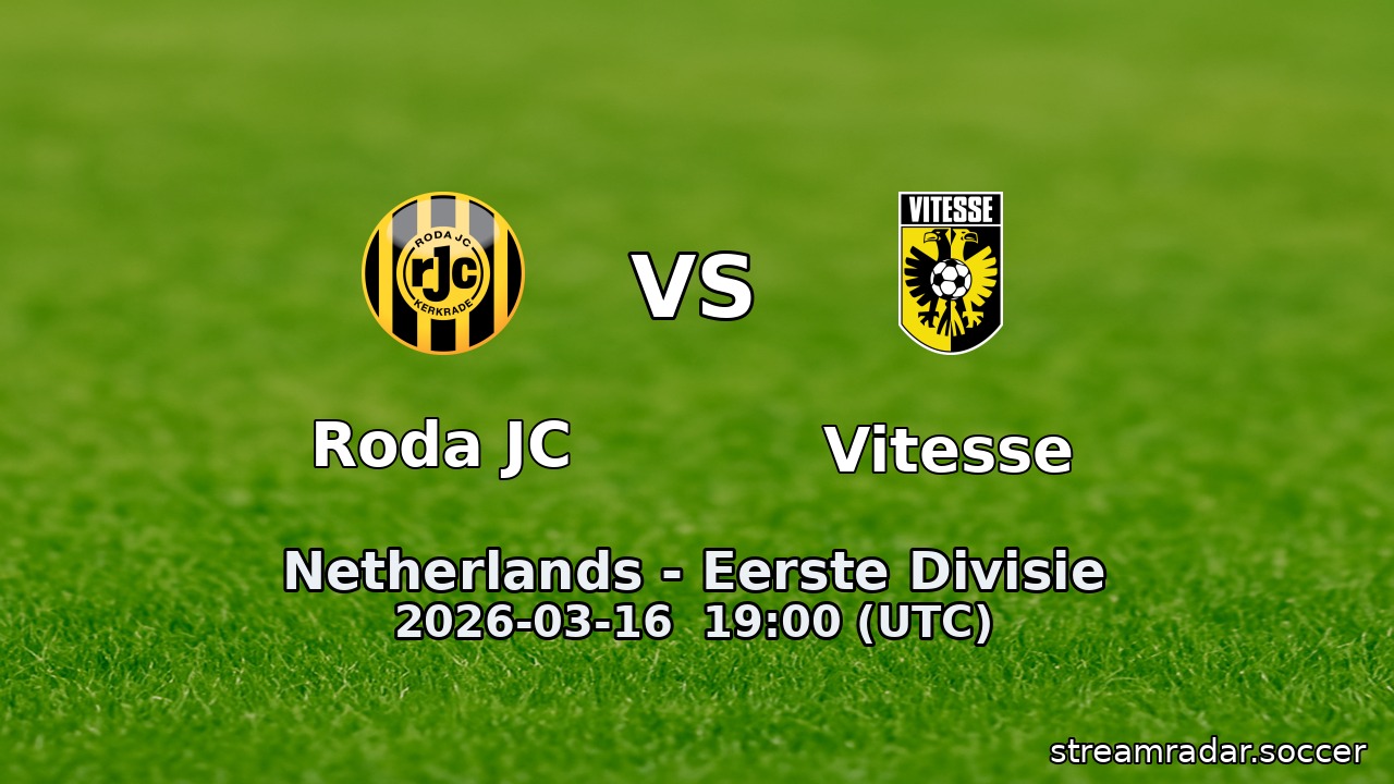 Roda JC vs Vitesse