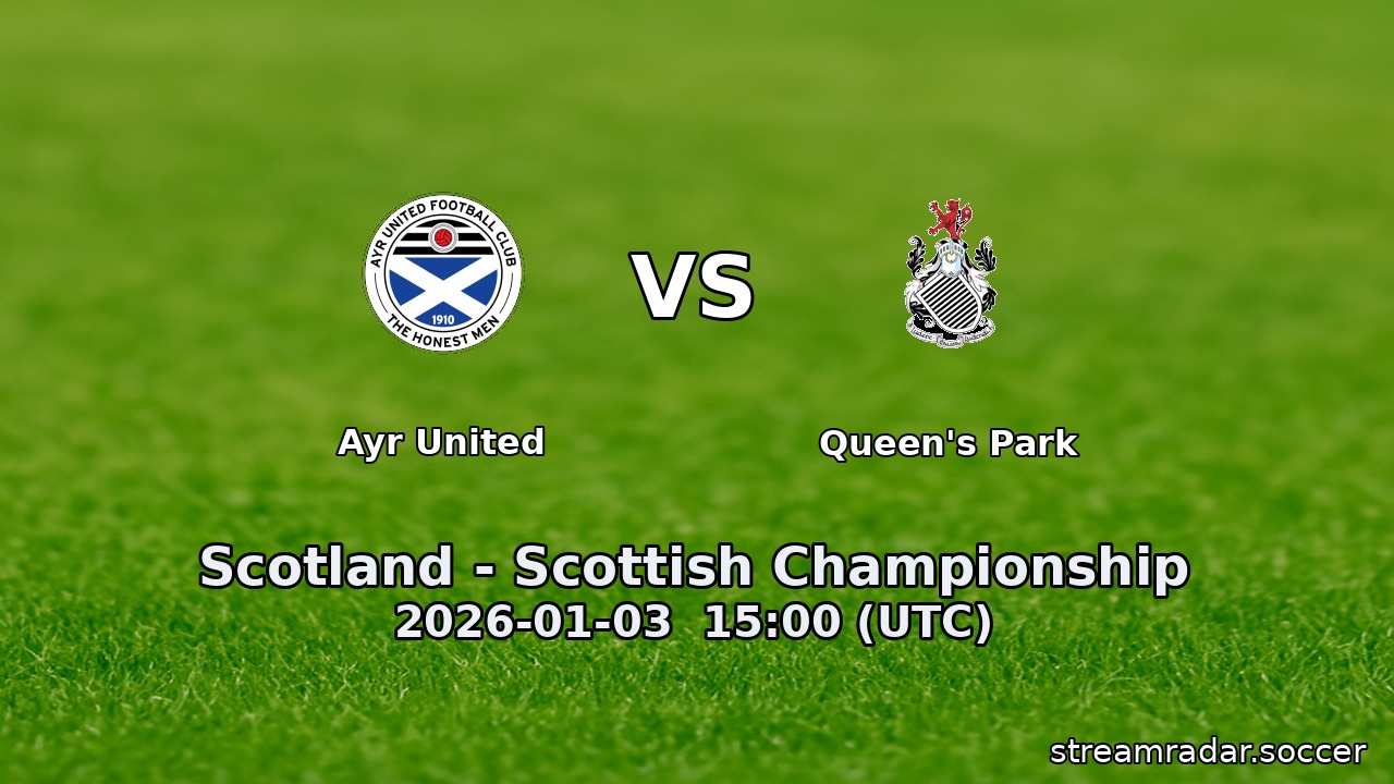 Ayr United vs Queen's Park