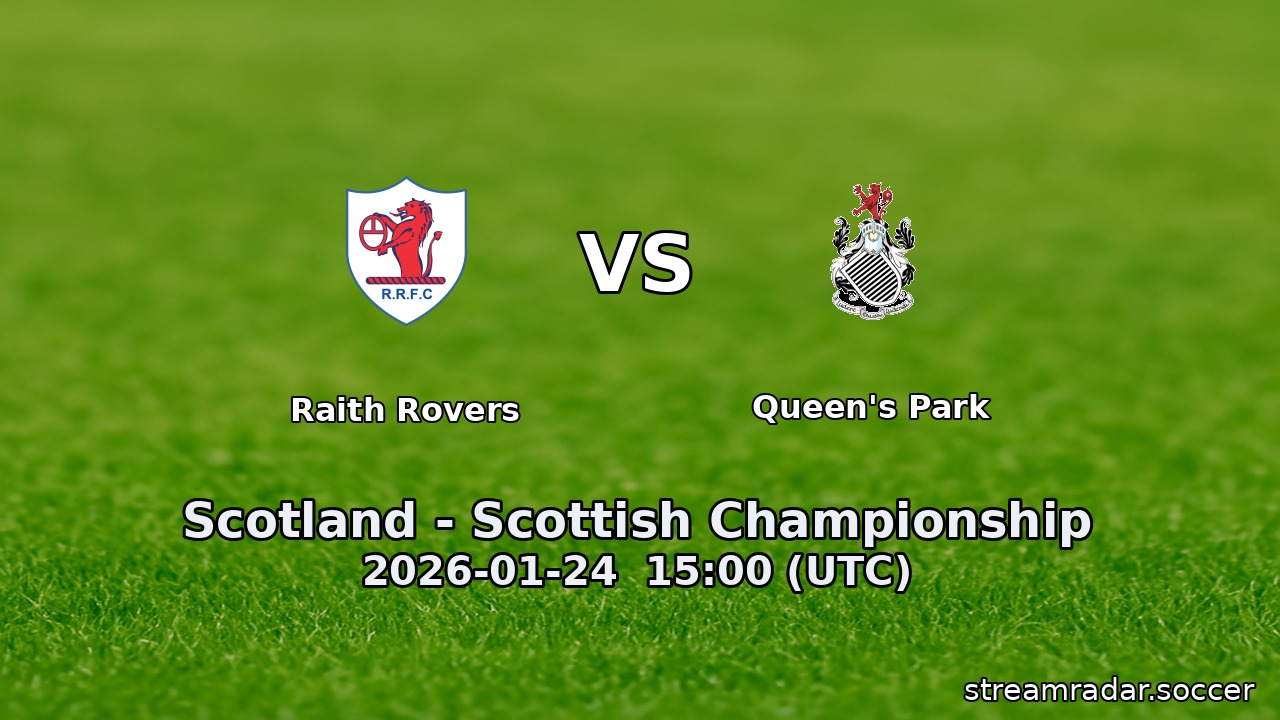 Raith Rovers vs Queen's Park