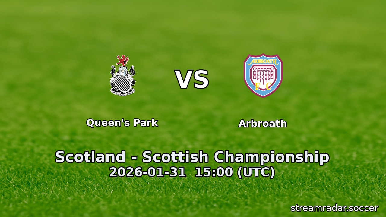 Queen's Park vs Arbroath