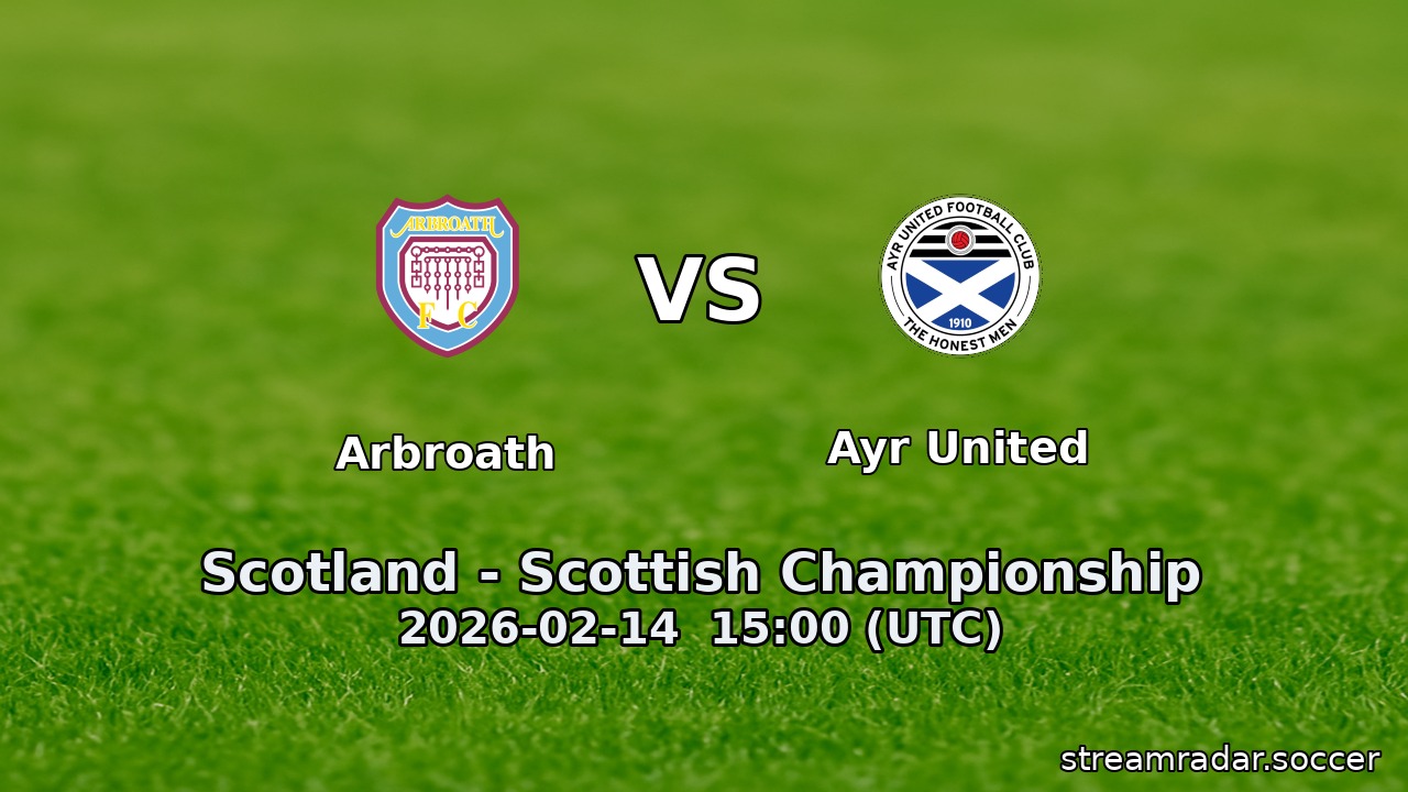 Arbroath vs Ayr United