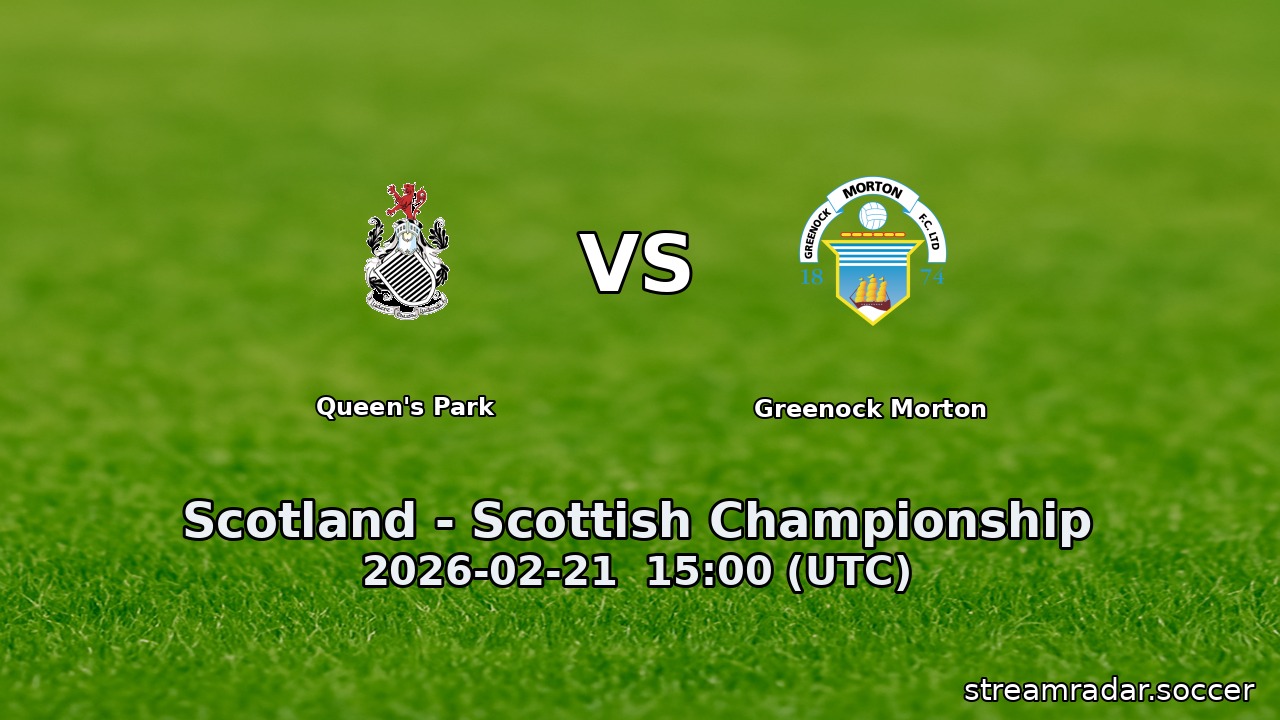 Queen's Park vs Greenock Morton