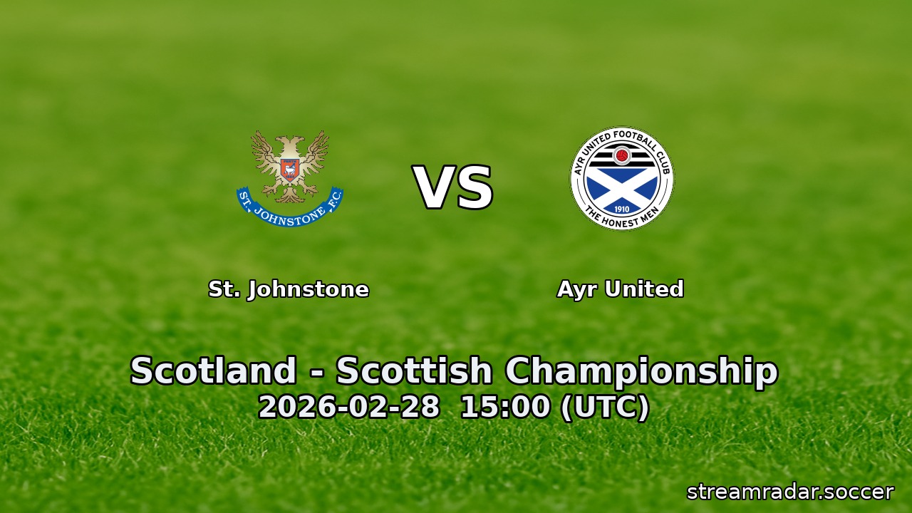 St. Johnstone vs Ayr United