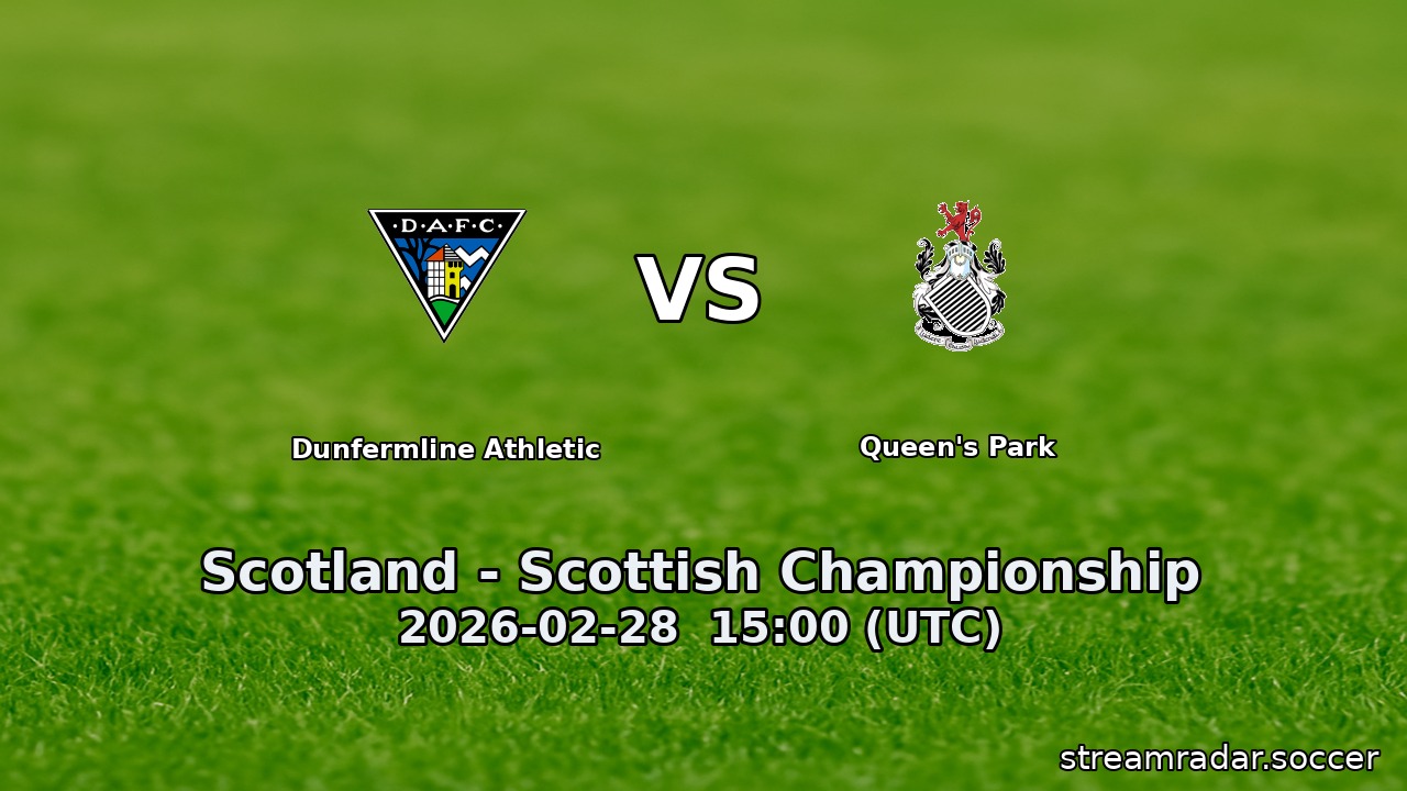 Dunfermline Athletic vs Queen's Park