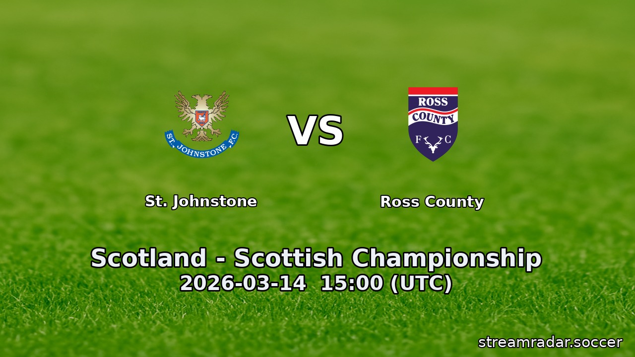 St. Johnstone vs Ross County