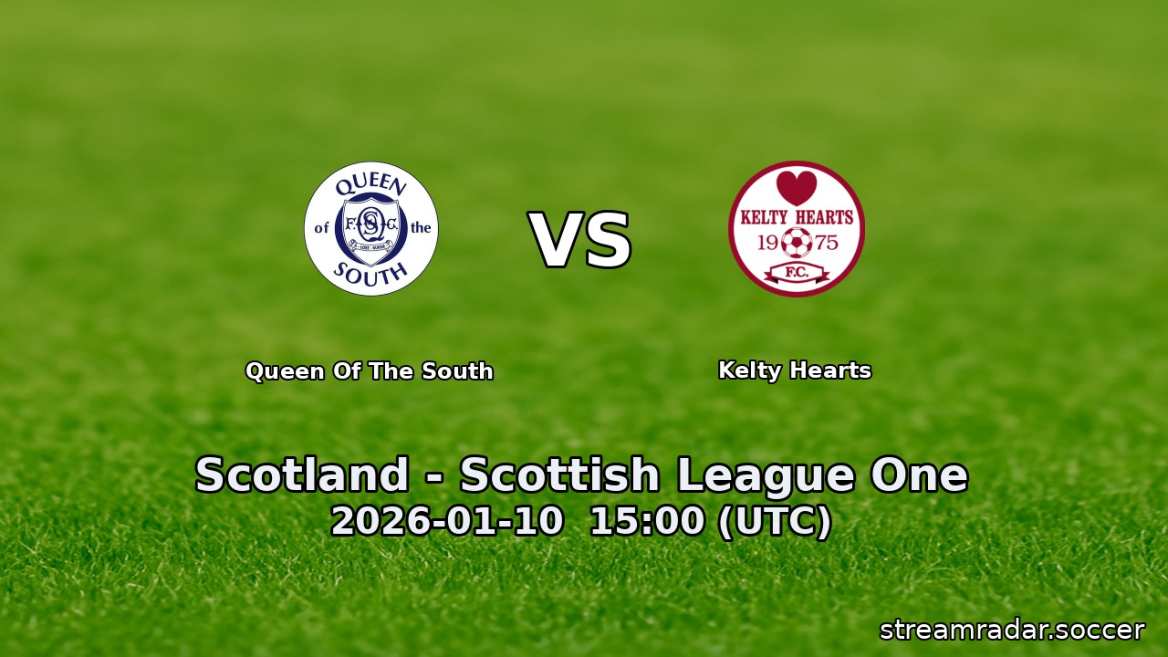 Queen Of The South vs Kelty Hearts