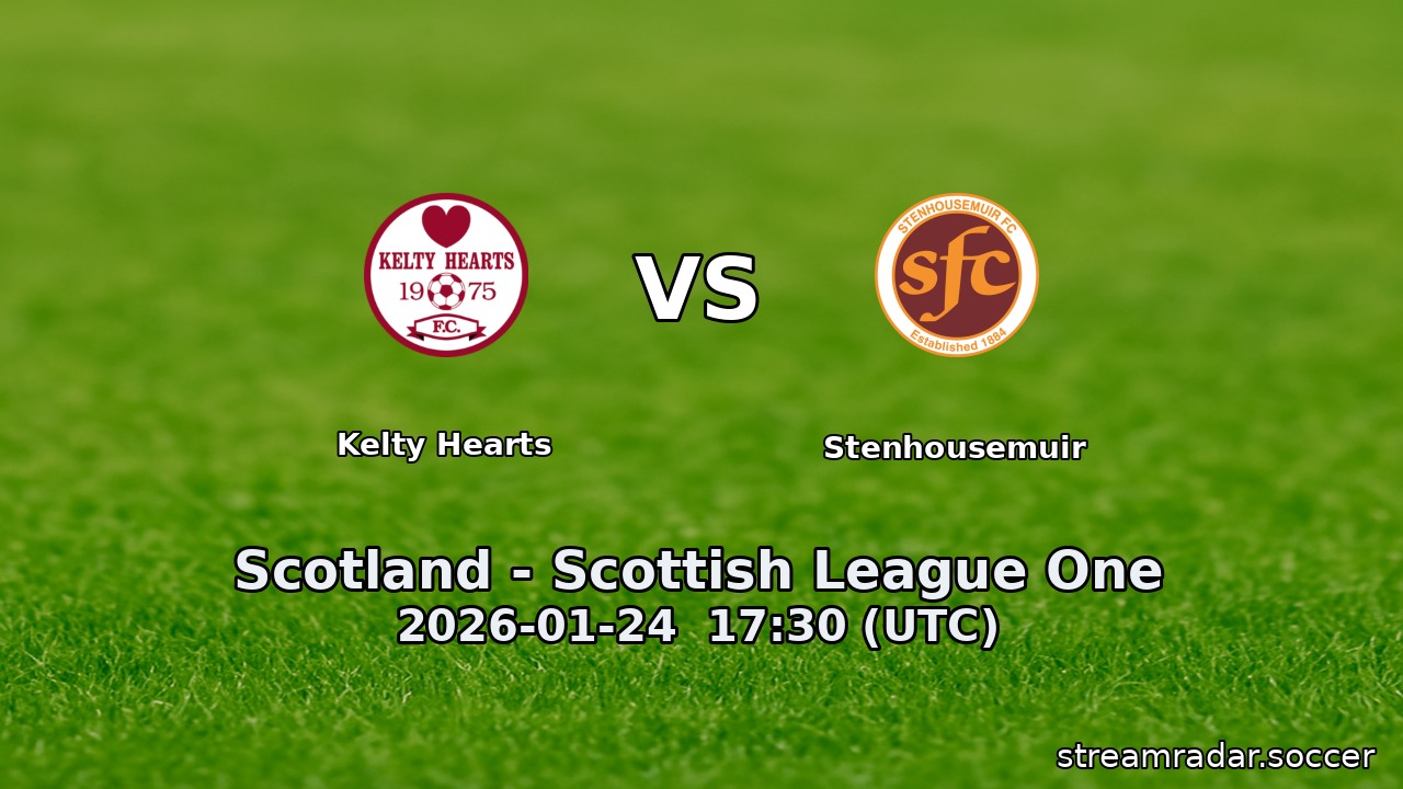 Kelty Hearts vs Stenhousemuir