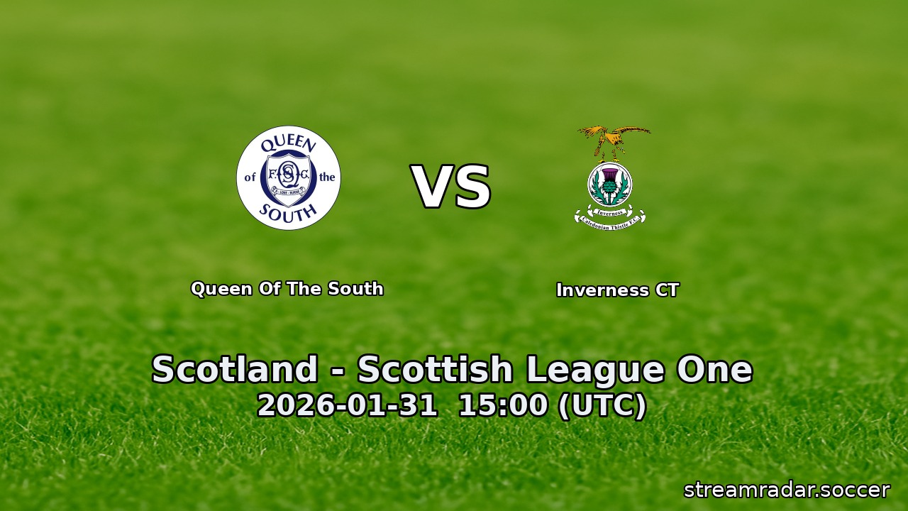 Queen Of The South vs Inverness CT