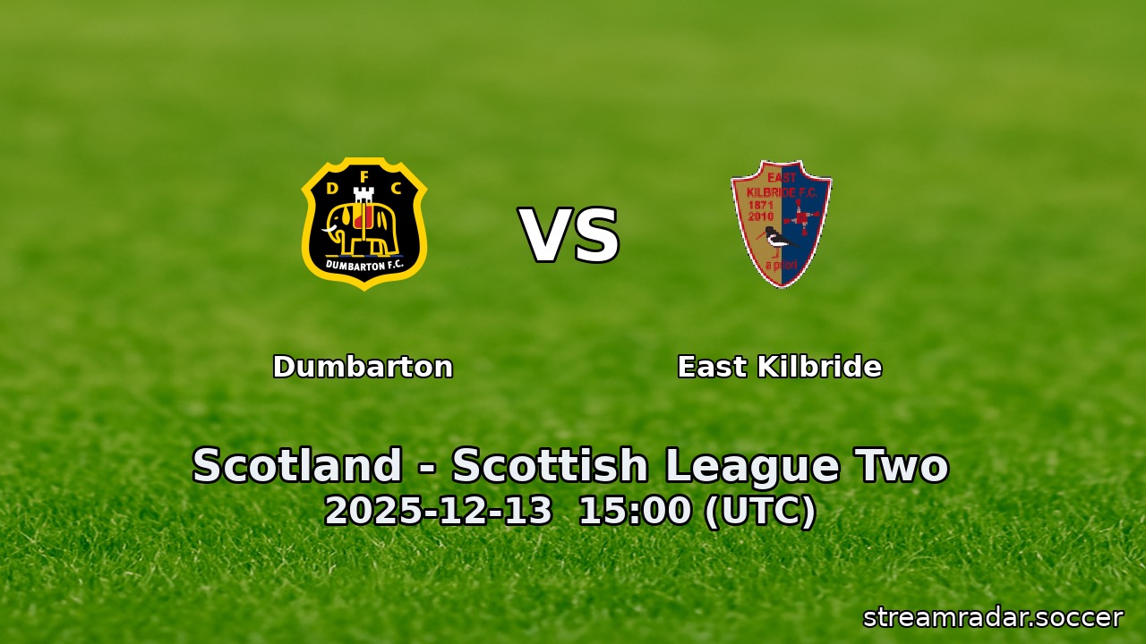 Dumbarton vs East Kilbride