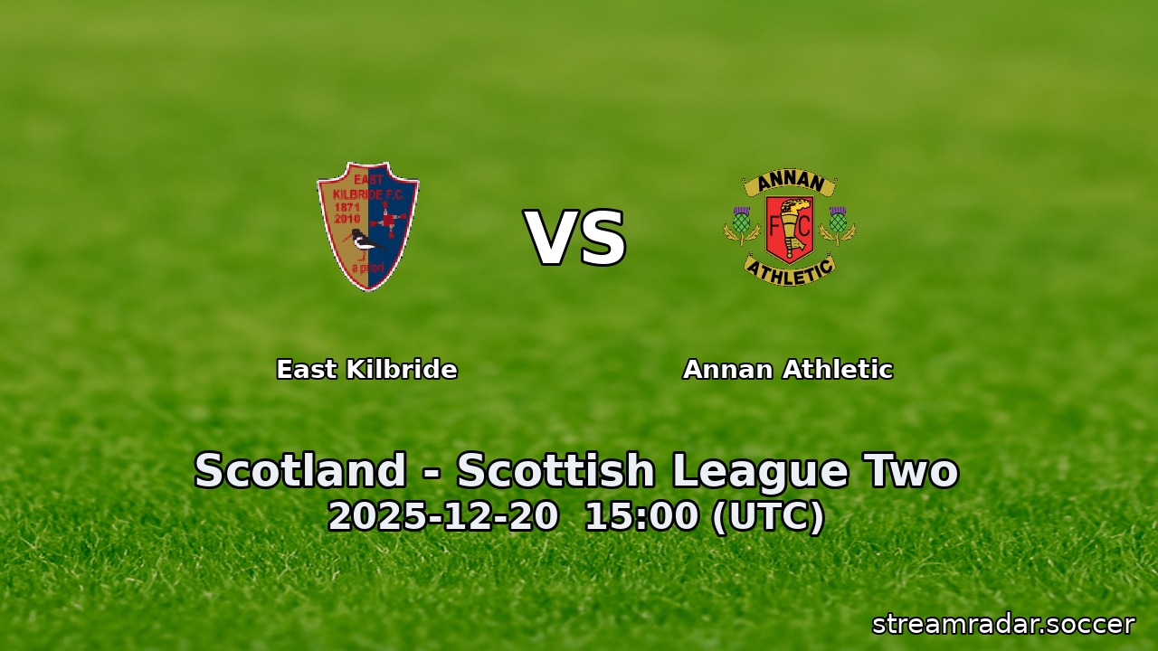 East Kilbride vs Annan Athletic