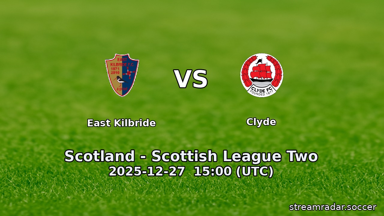 East Kilbride vs Clyde