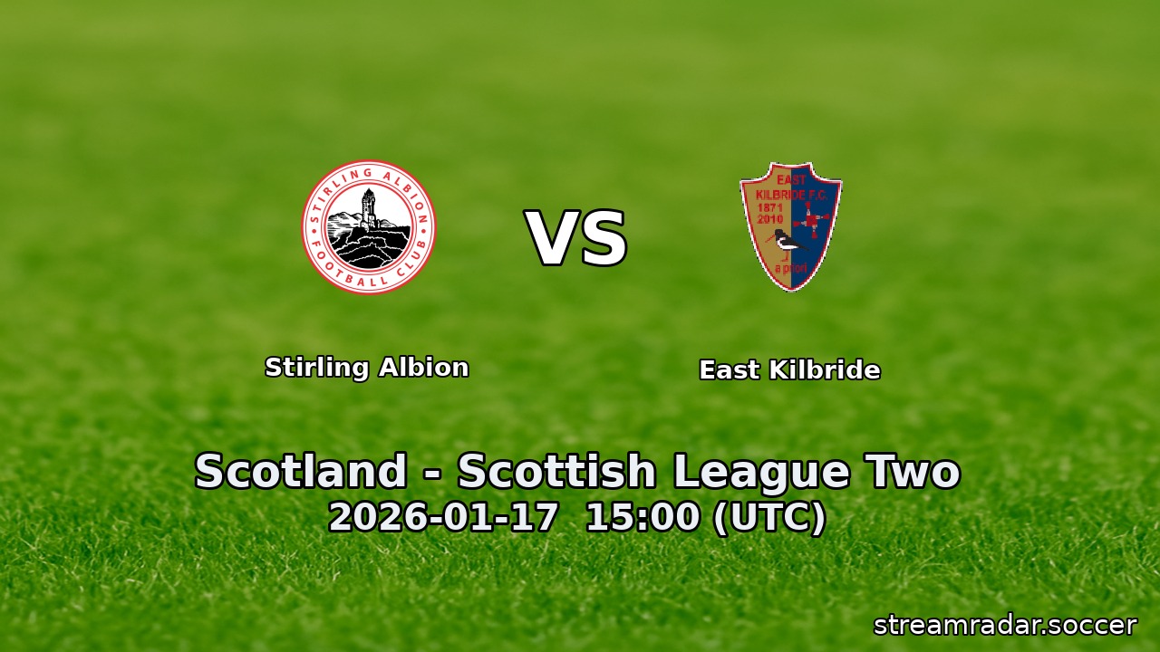 Stirling Albion vs East Kilbride