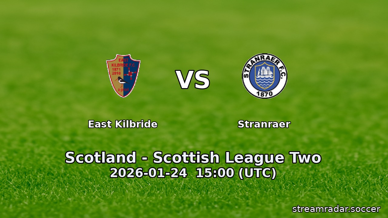 East Kilbride vs Stranraer