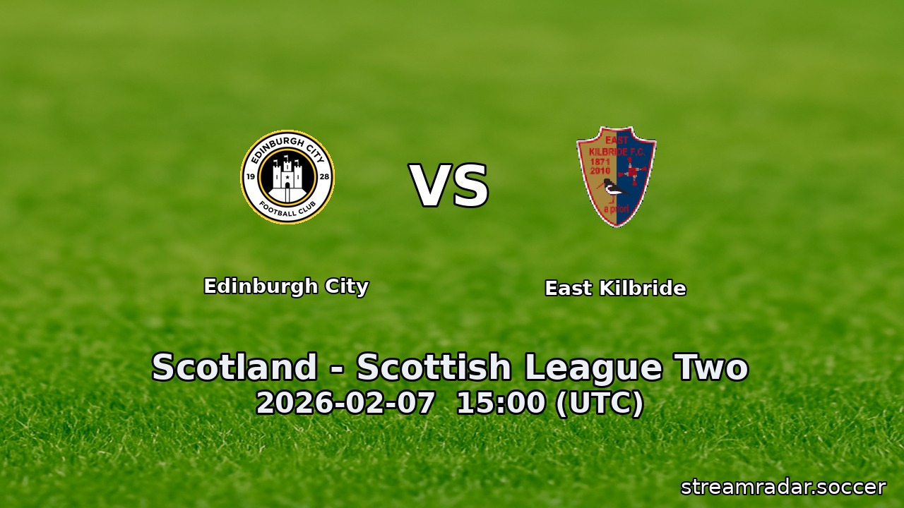 Edinburgh City vs East Kilbride