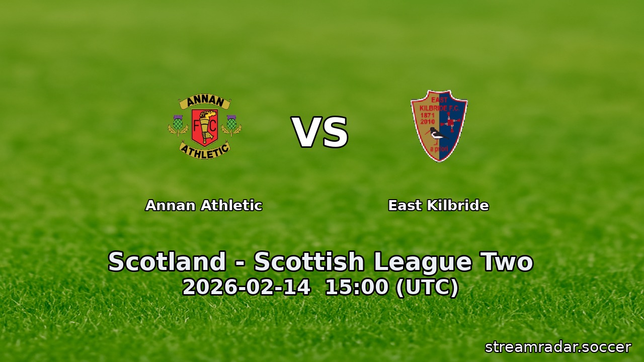 Annan Athletic vs East Kilbride