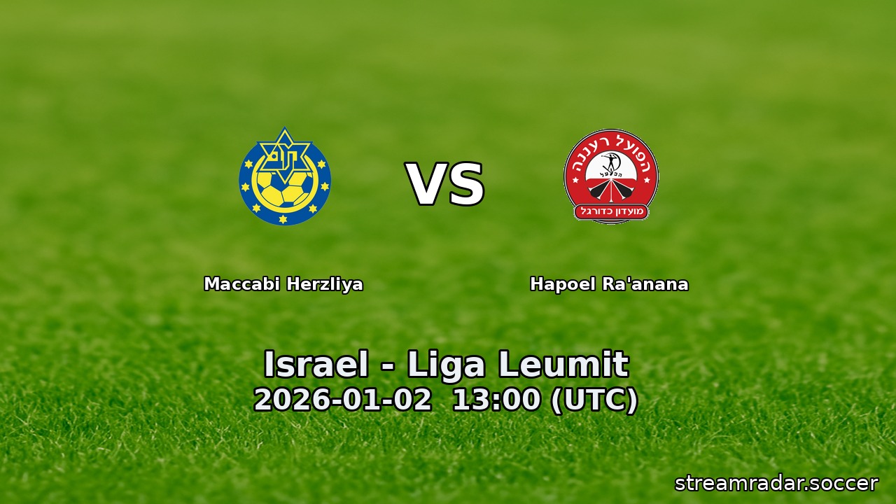 Maccabi Herzliya vs Hapoel Ra'anana