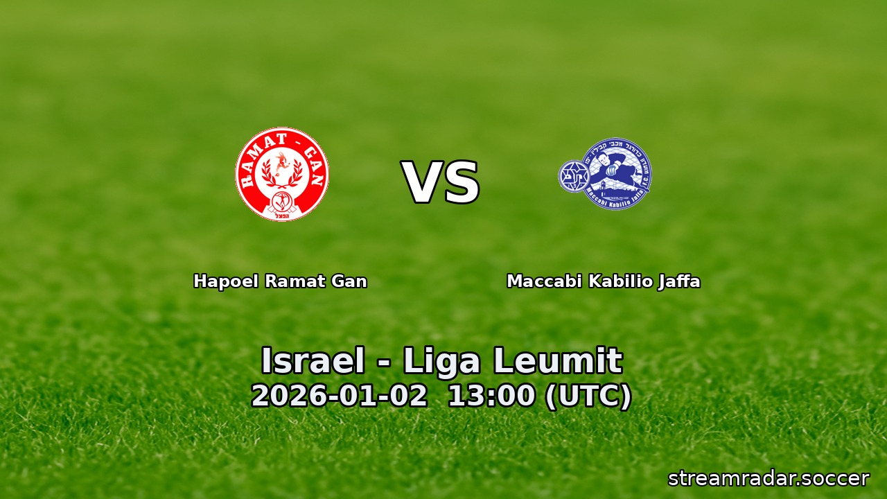 Hapoel Ramat Gan vs Maccabi Kabilio Jaffa