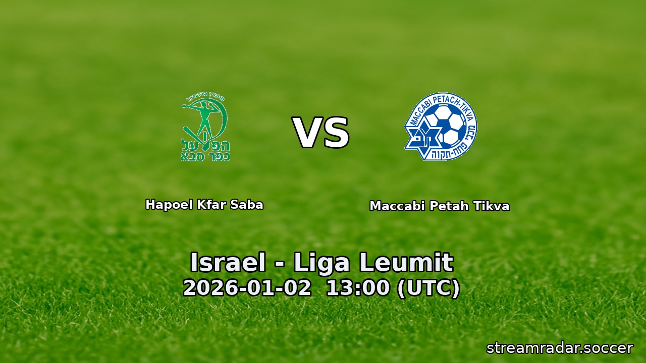 Hapoel Kfar Saba vs Maccabi Petah Tikva