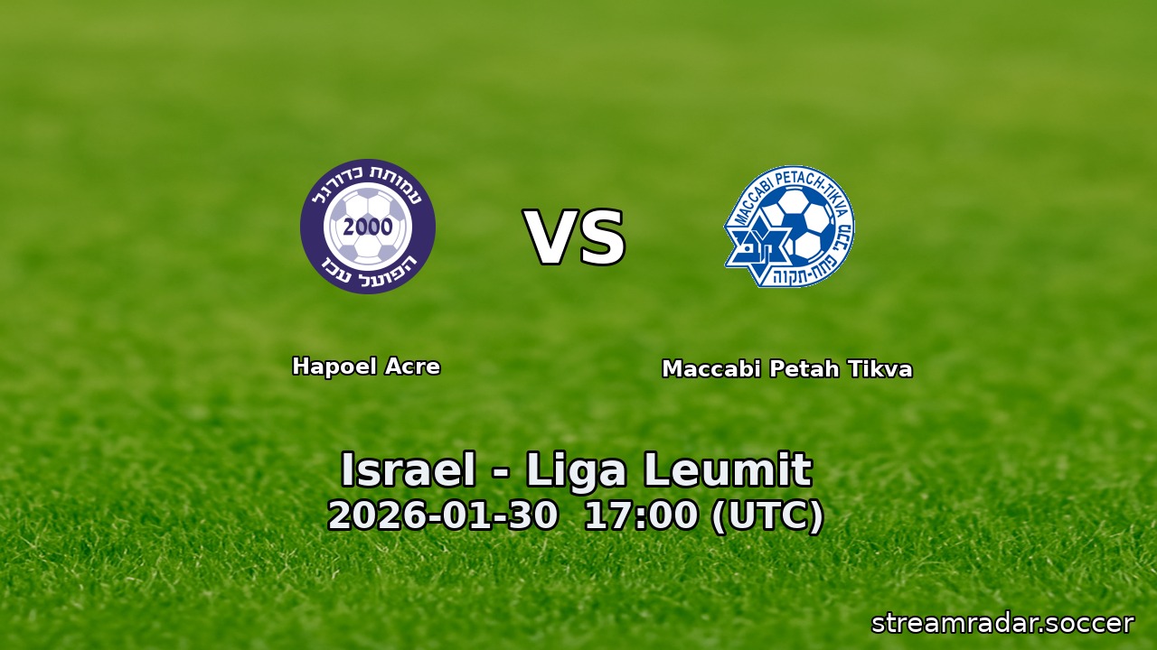 Hapoel Acre vs Maccabi Petah Tikva