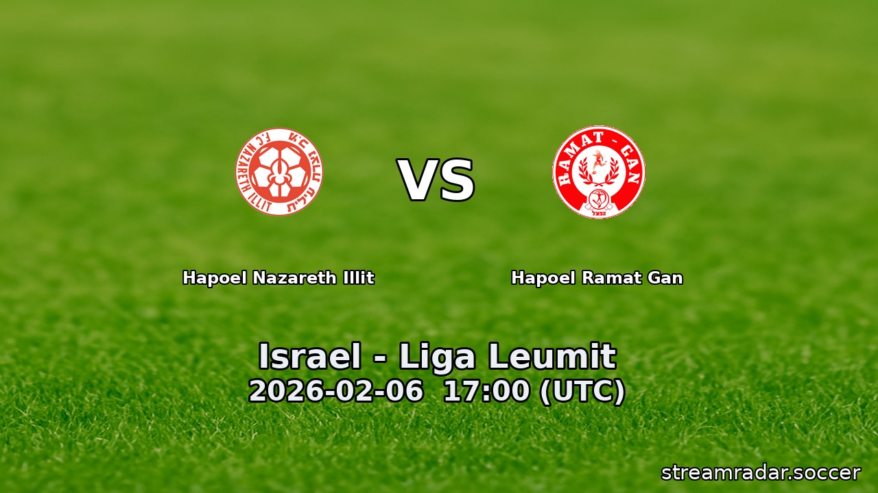 Hapoel Nazareth Illit vs Hapoel Ramat Gan