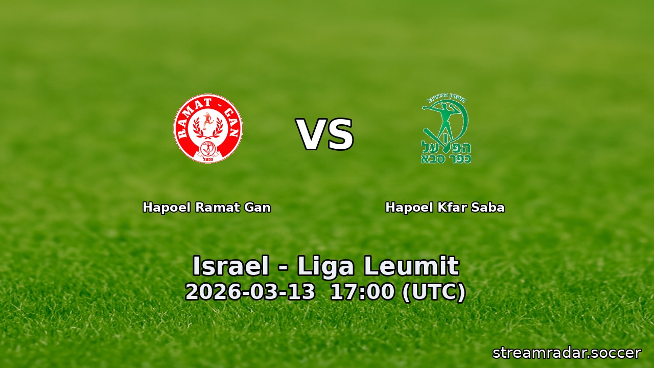Hapoel Ramat Gan vs Hapoel Kfar Saba