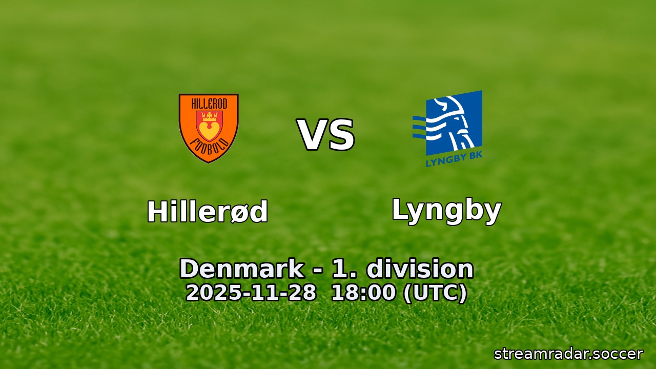 Hillerød vs Lyngby