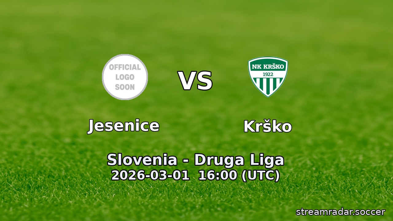 Jesenice vs Krško