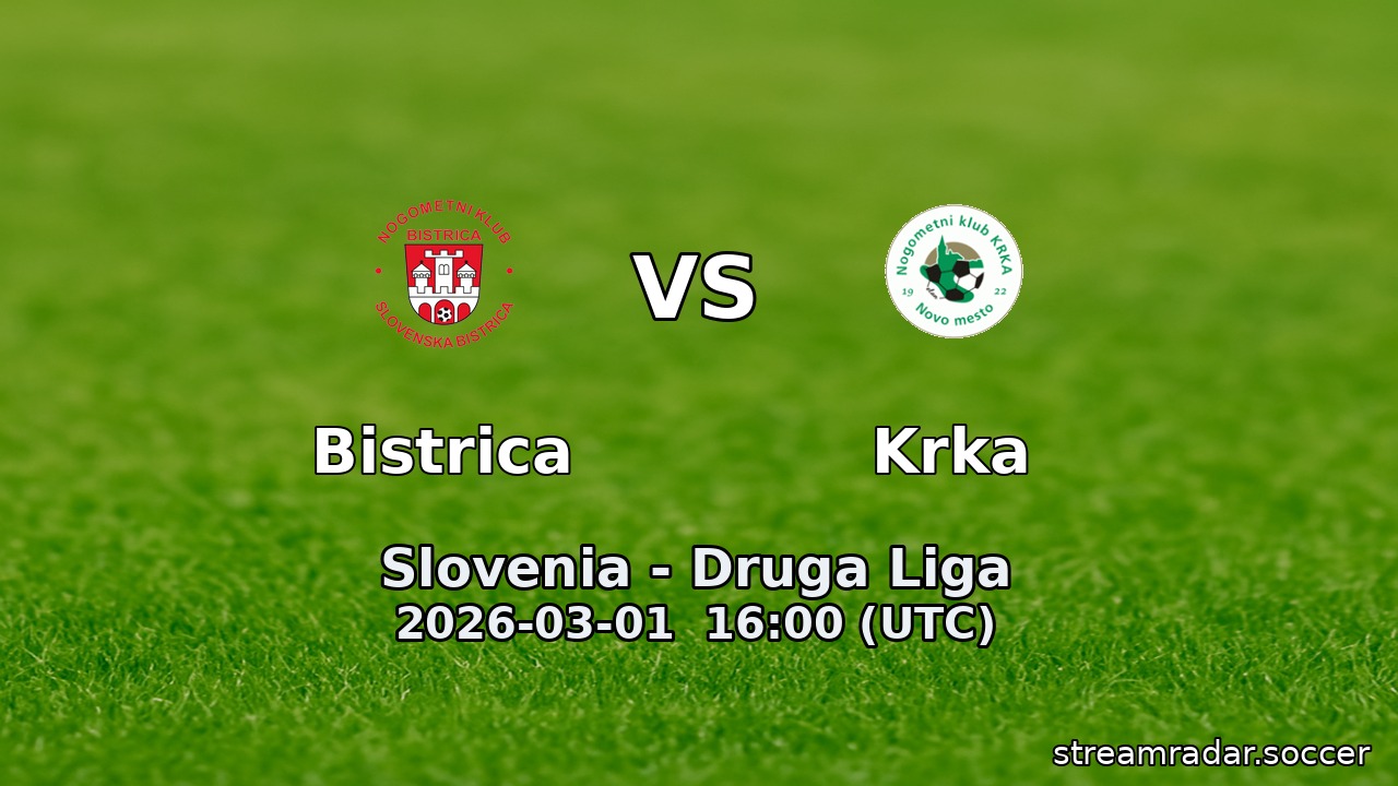 Bistrica vs Krka
