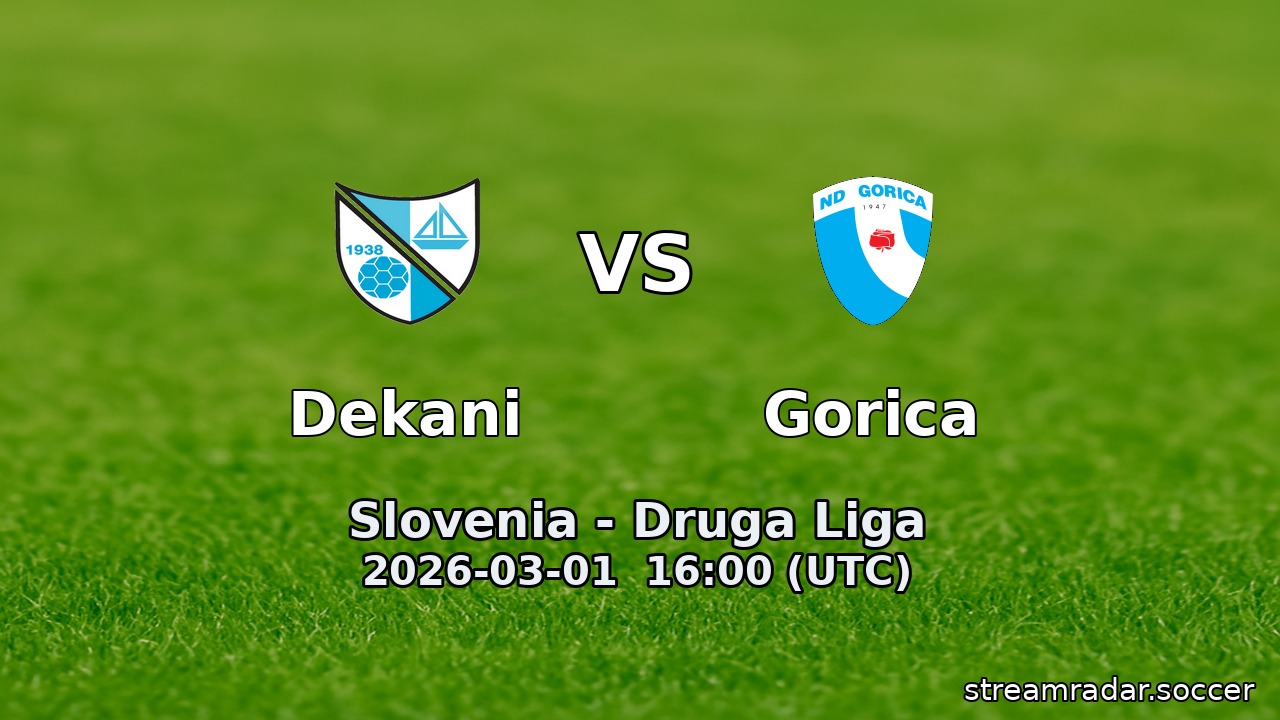Dekani vs Gorica