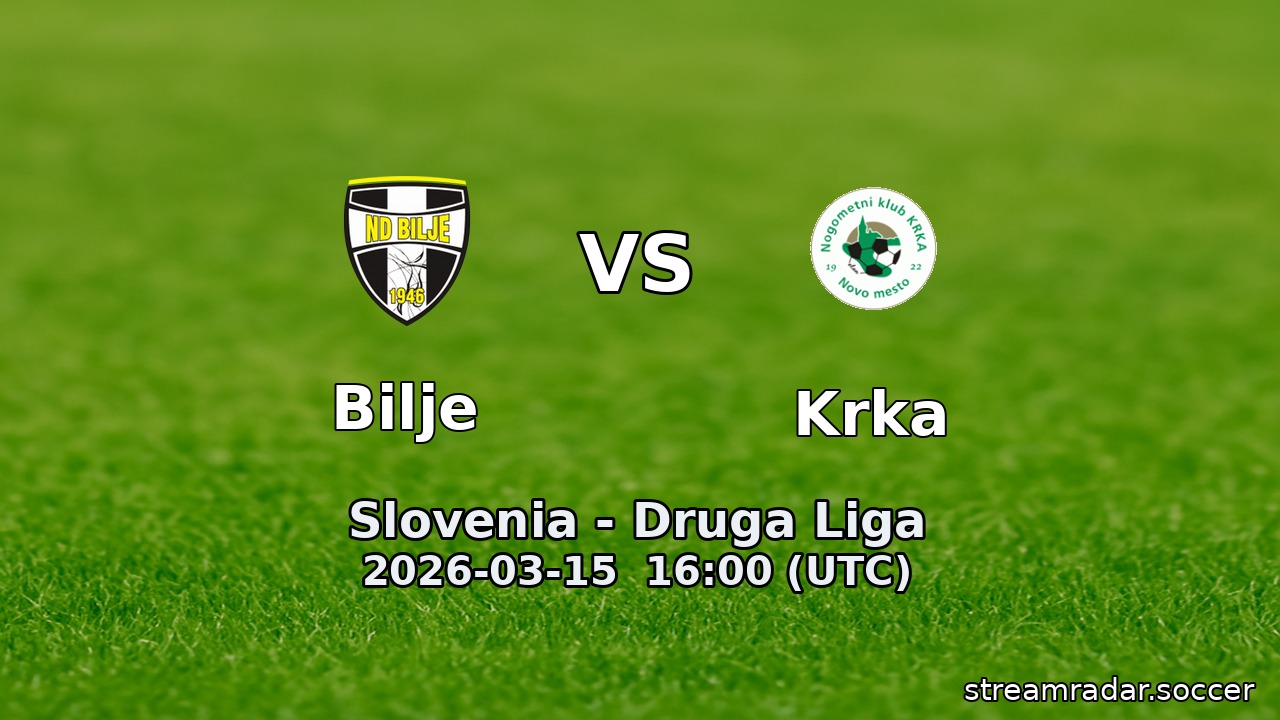 Bilje vs Krka