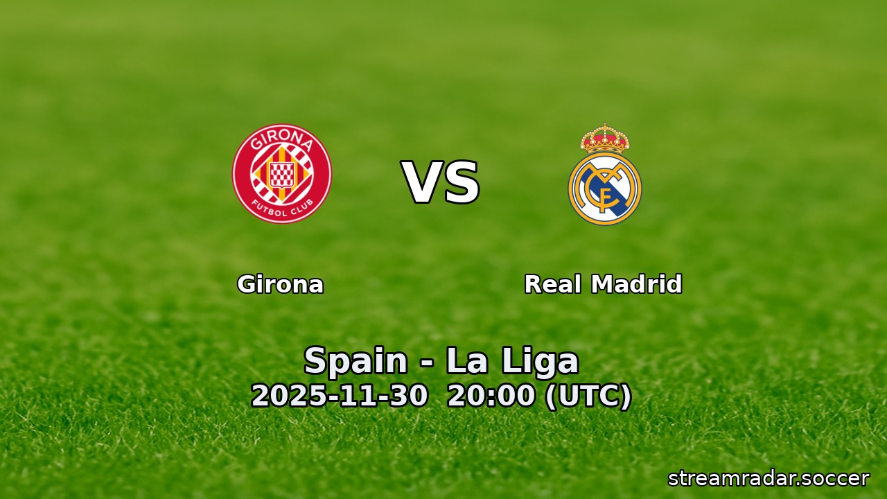 Girona vs Real Madrid