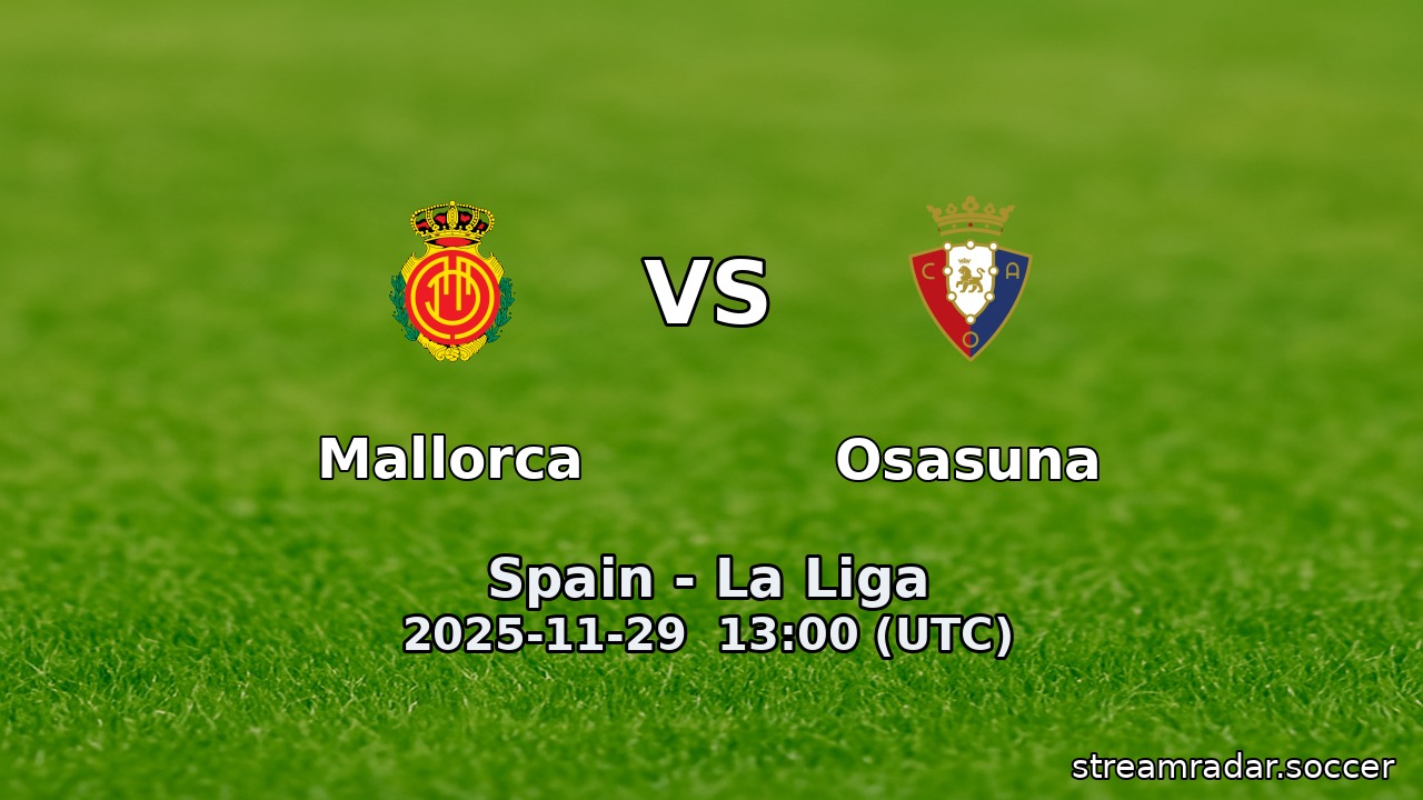 Mallorca vs Osasuna