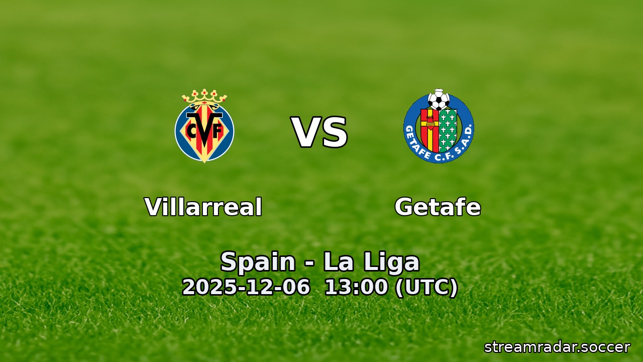 Villarreal vs Getafe