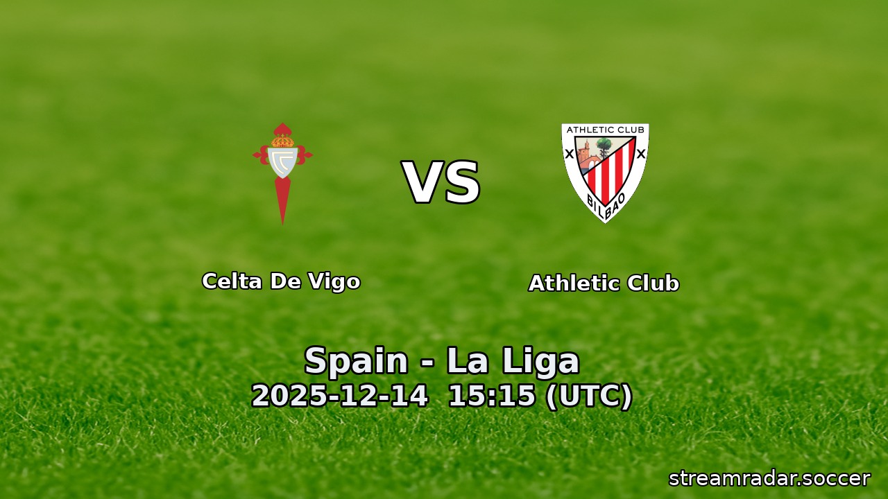 Celta De Vigo vs Athletic Club