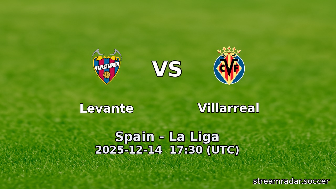 Levante vs Villarreal