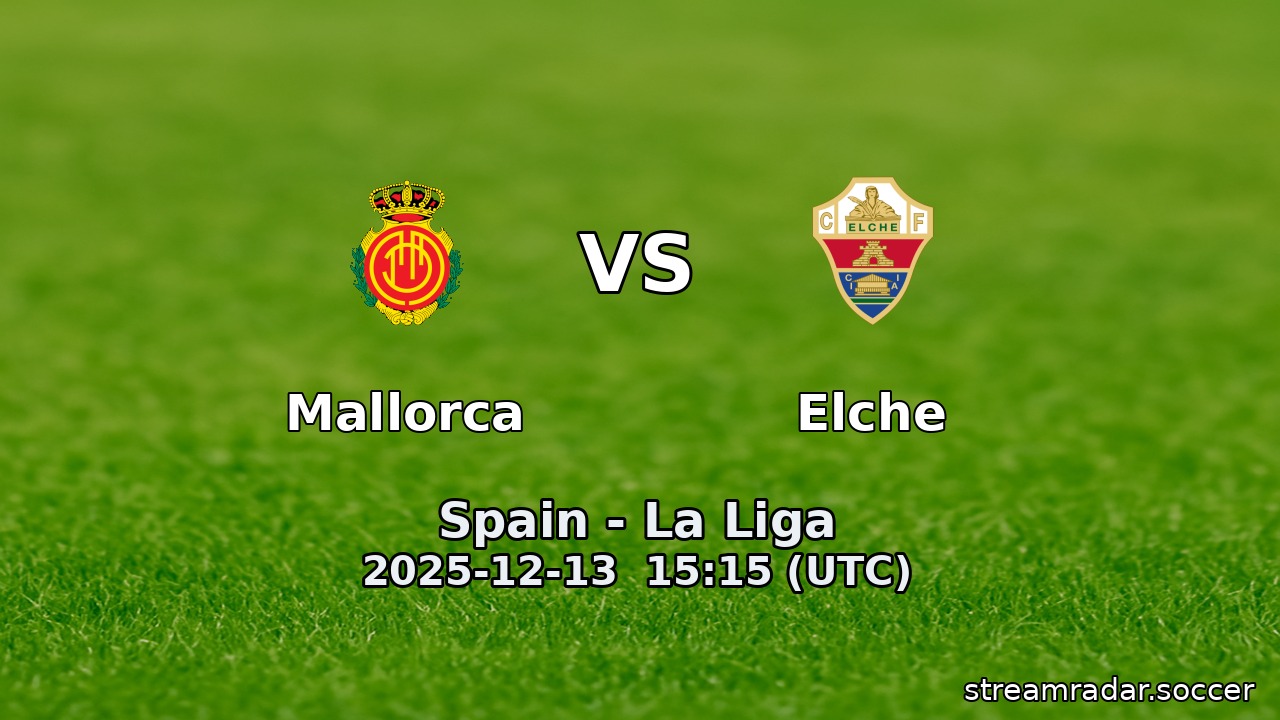 Mallorca vs Elche