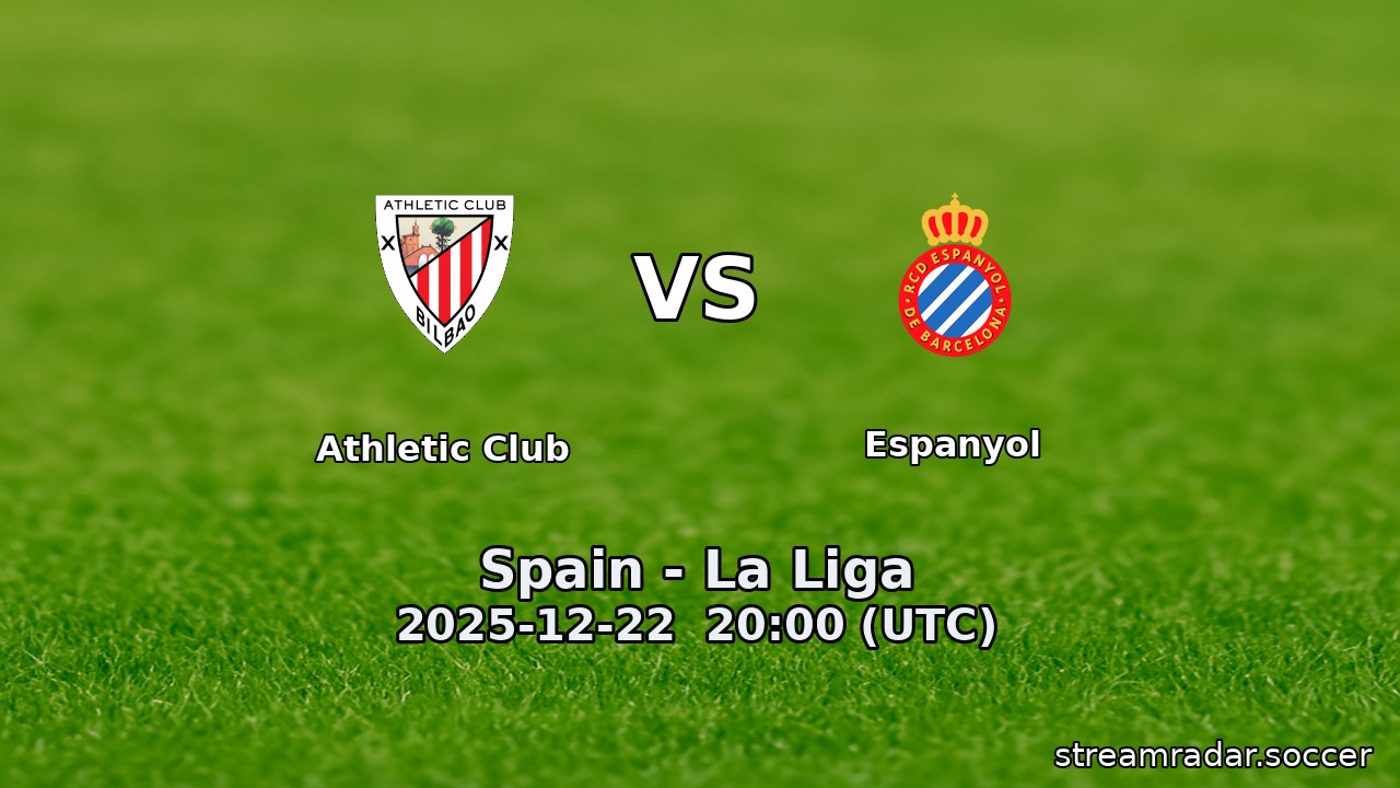 Athletic Club vs Espanyol