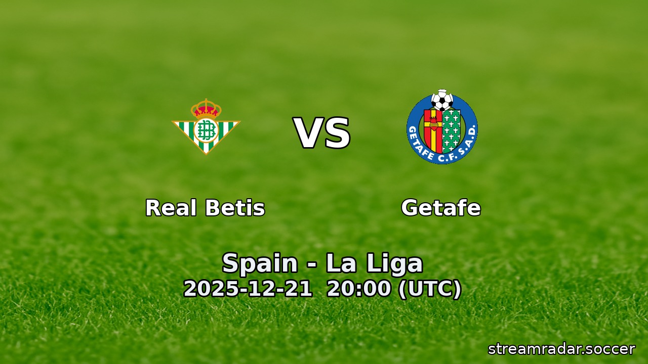 Real Betis vs Getafe