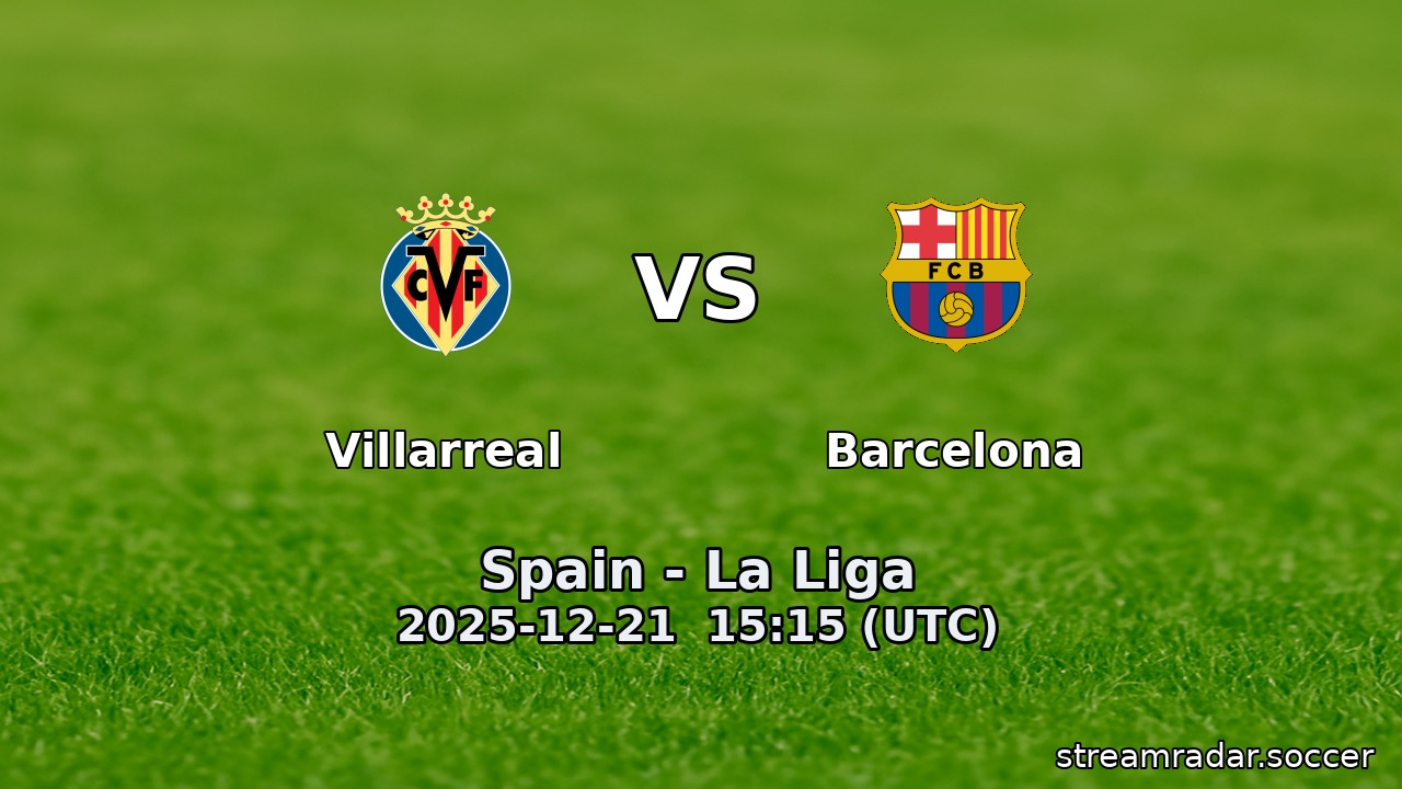Villarreal vs Barcelona