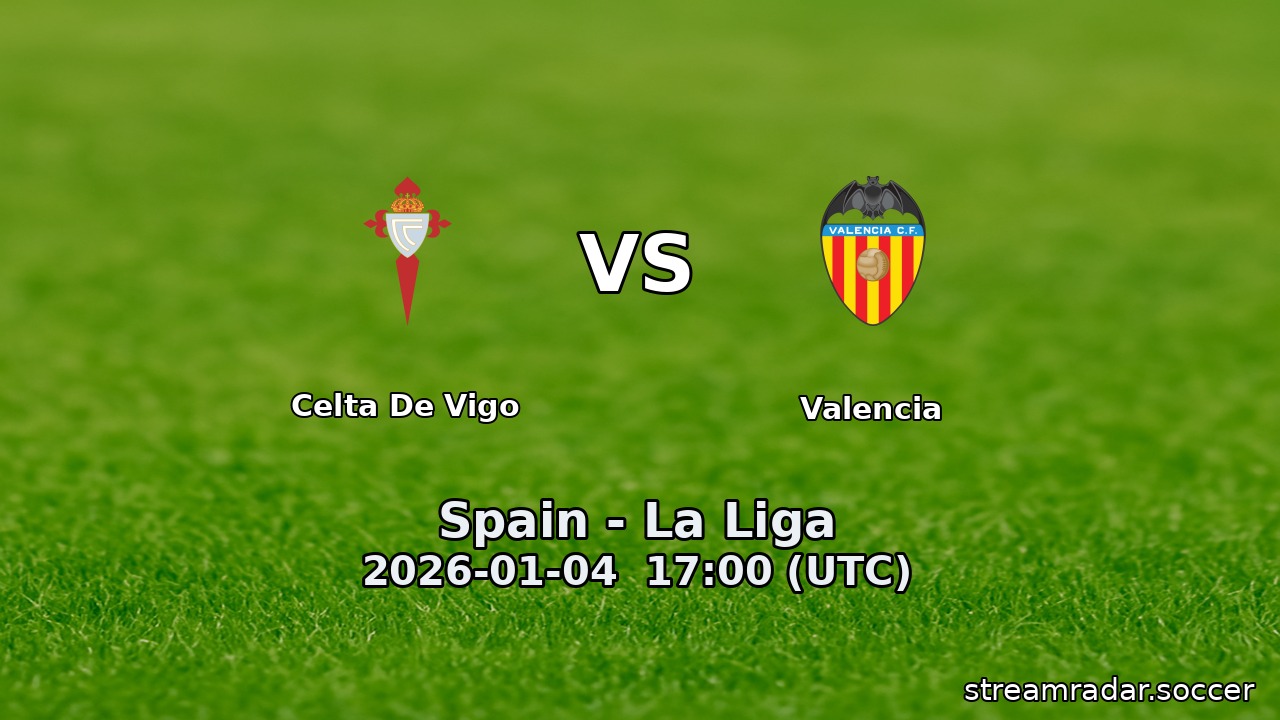 Celta De Vigo vs Valencia