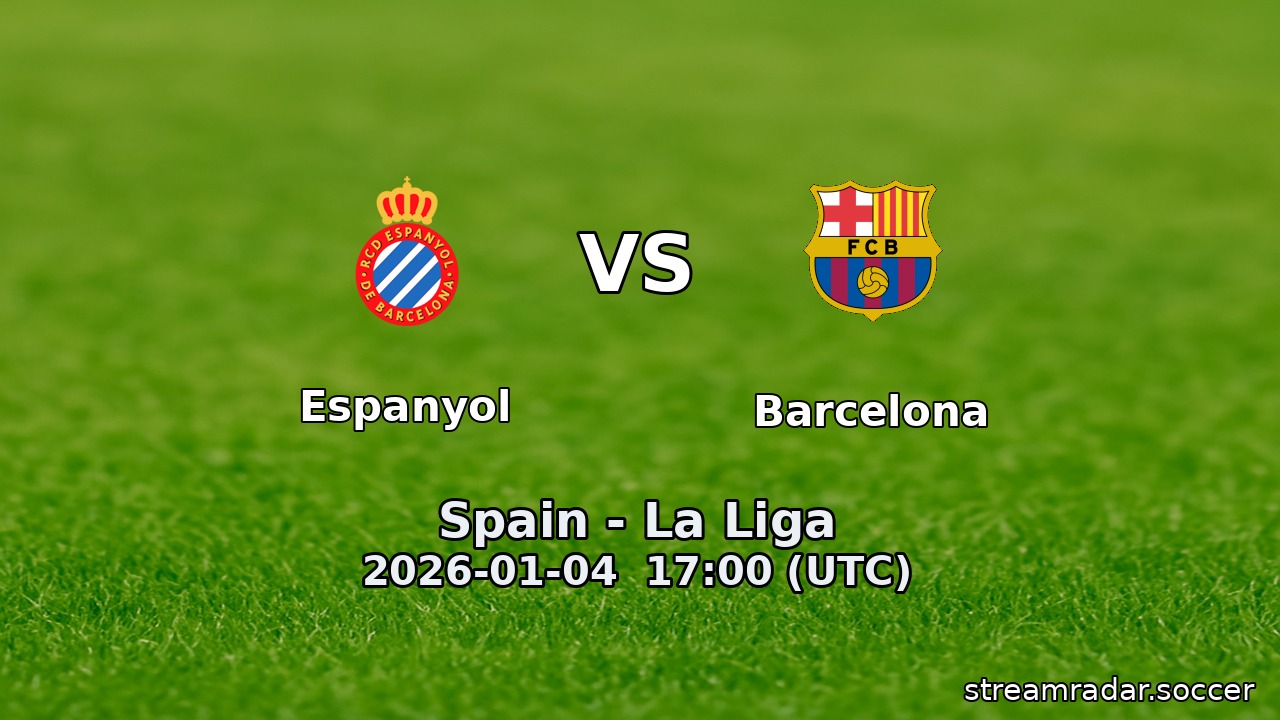 Espanyol vs Barcelona
