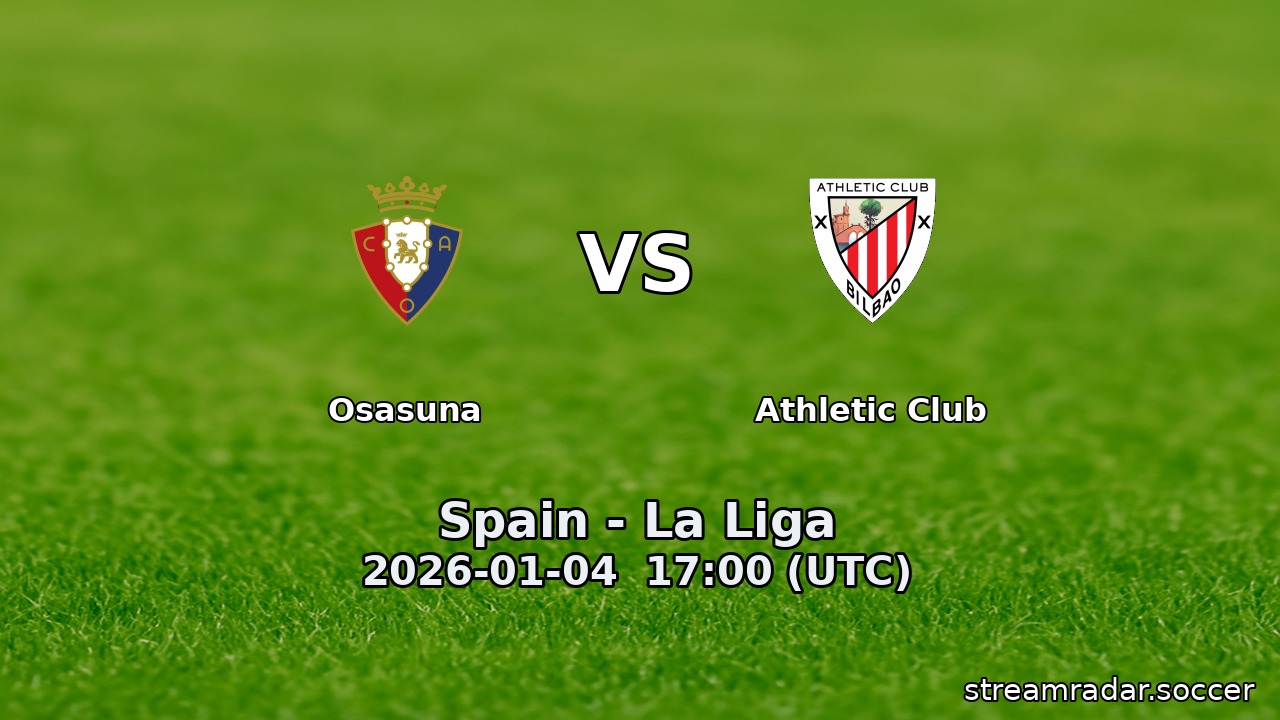 Osasuna vs Athletic Club